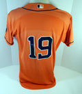 2013-2019 Houston Astros #19 Game Used Orange Jersey Name Plate Removed 46 613