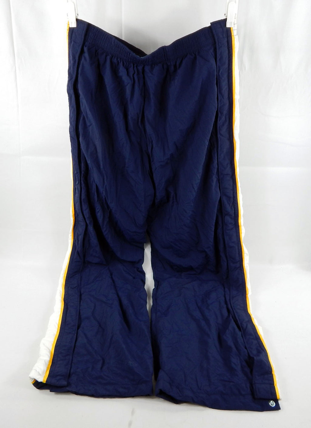 2001-06 Indiana Pacers #16 Game Used Navy Warm Up Pants 42 859 Pic2