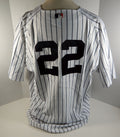 New York Yankees Jorge Posada Clemens #22 Authentic White Jersey Russell 56 5