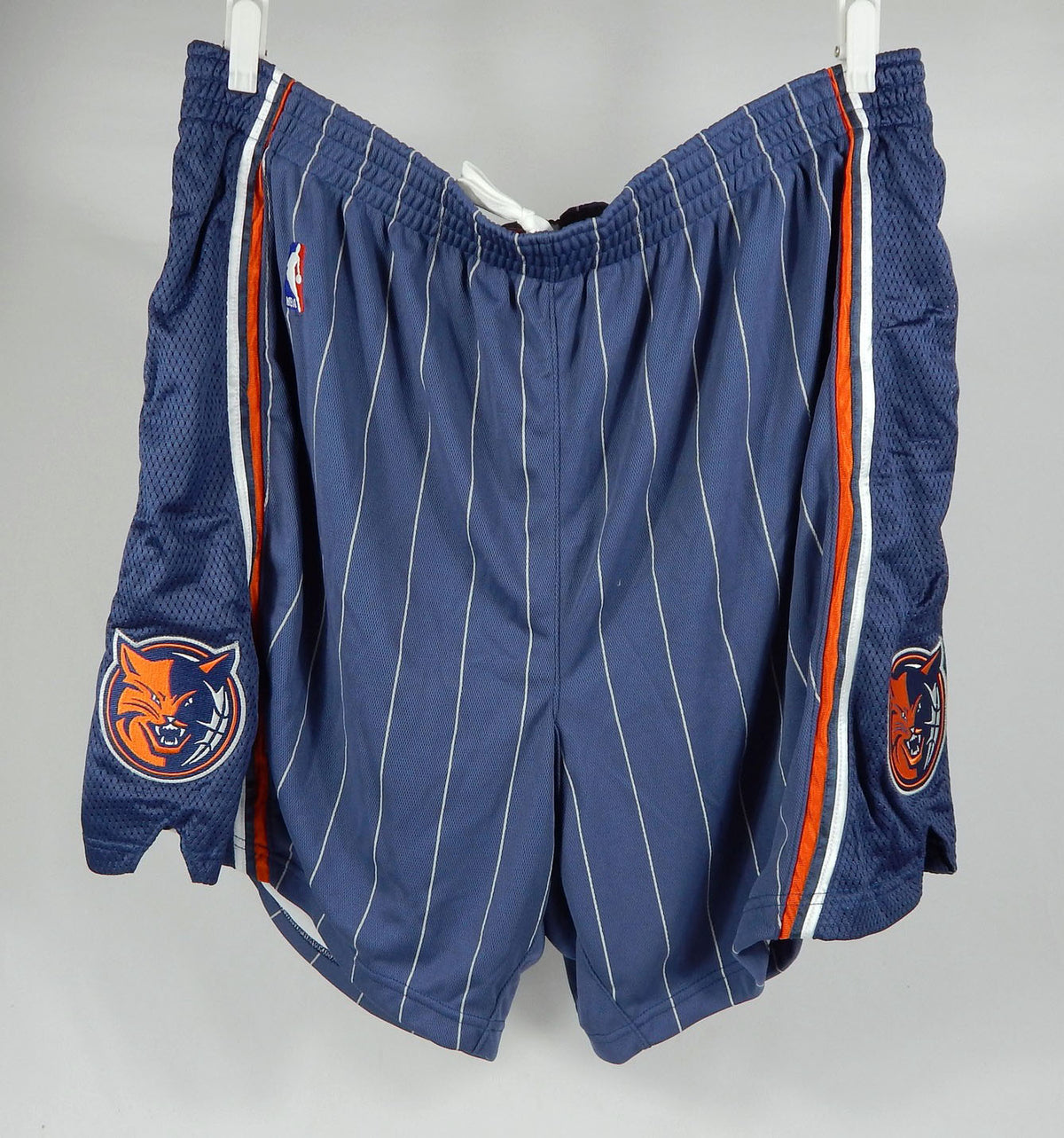 2000s Charlotte Bobcats Game Issued Navy Shorts 52 776