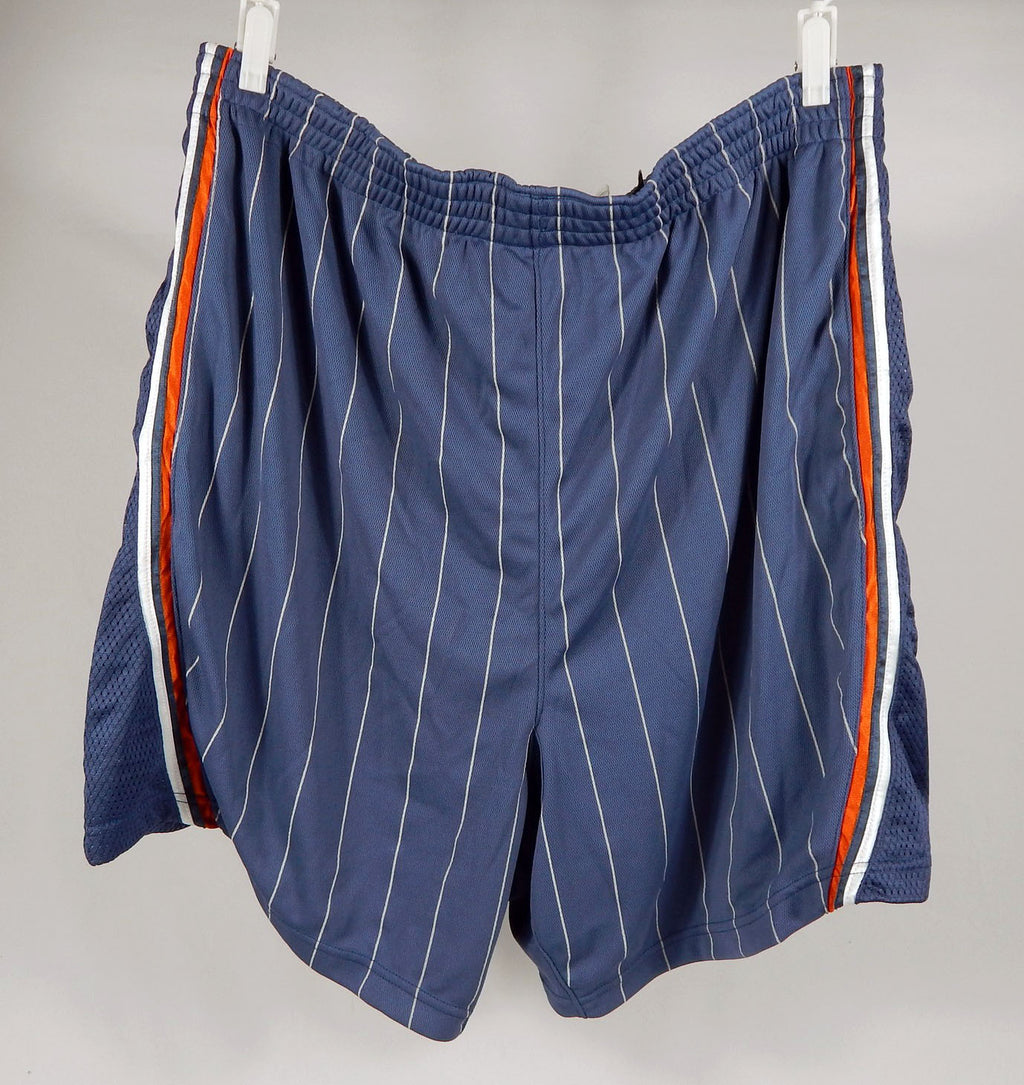 2000s Charlotte Bobcats Game Issued Navy Shorts 52 776 Pic2