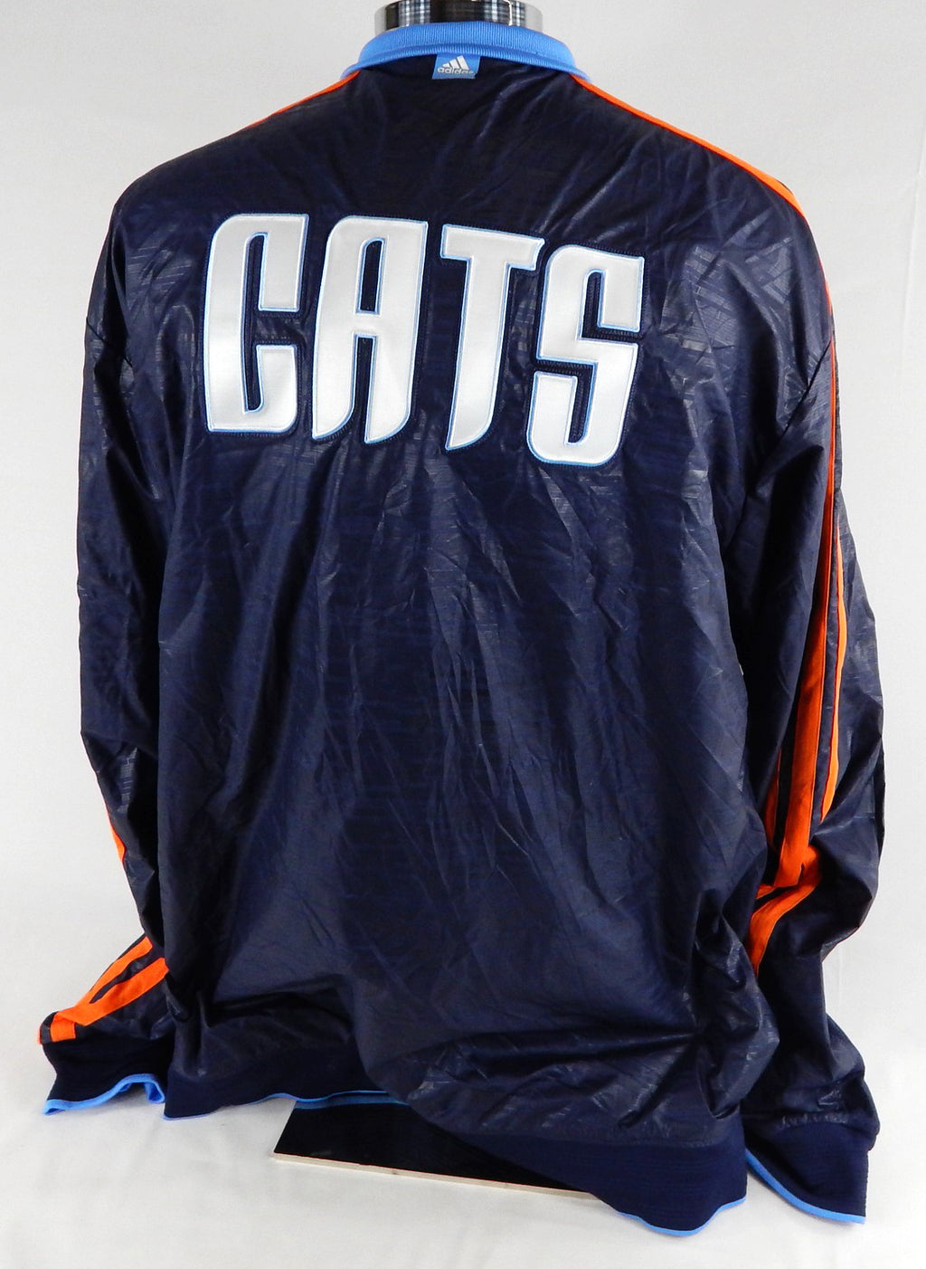 2012-13 Charlotte Bobcats Game Issued Navy Warm Up Jacket 4XL 134 Pic2