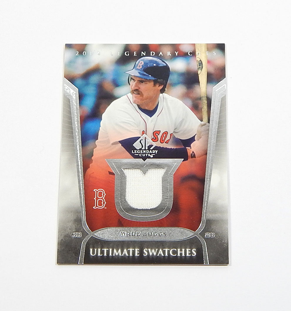 2004 SP Legendary Cuts Ultimate Swatches Wade Boggs #US-WB Game Used Jersey