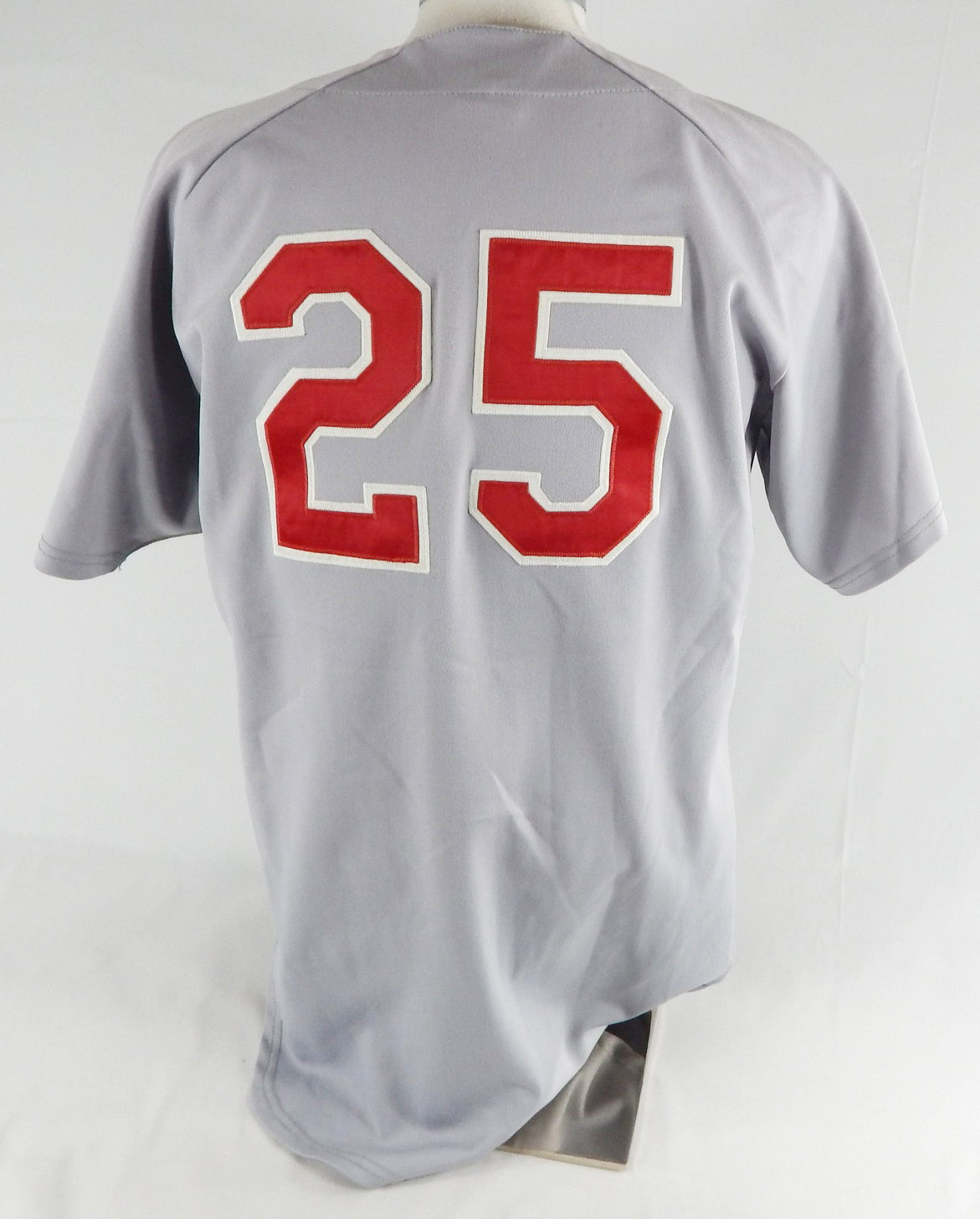 Texas Rangers #25 Game Used Grey Jersey 46 135 Pic2