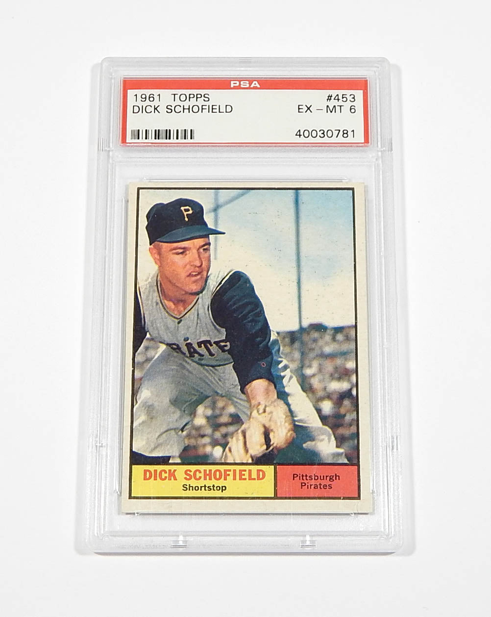 1961 Topps Dick Schofield #453 Pirates PSA 6