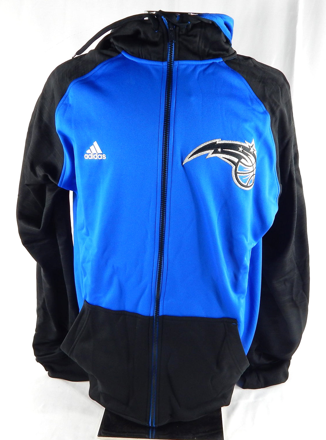 2014-15 Orlando Magic Game Issued Blue Full-Zip Hoodie Jacket 4XL 850