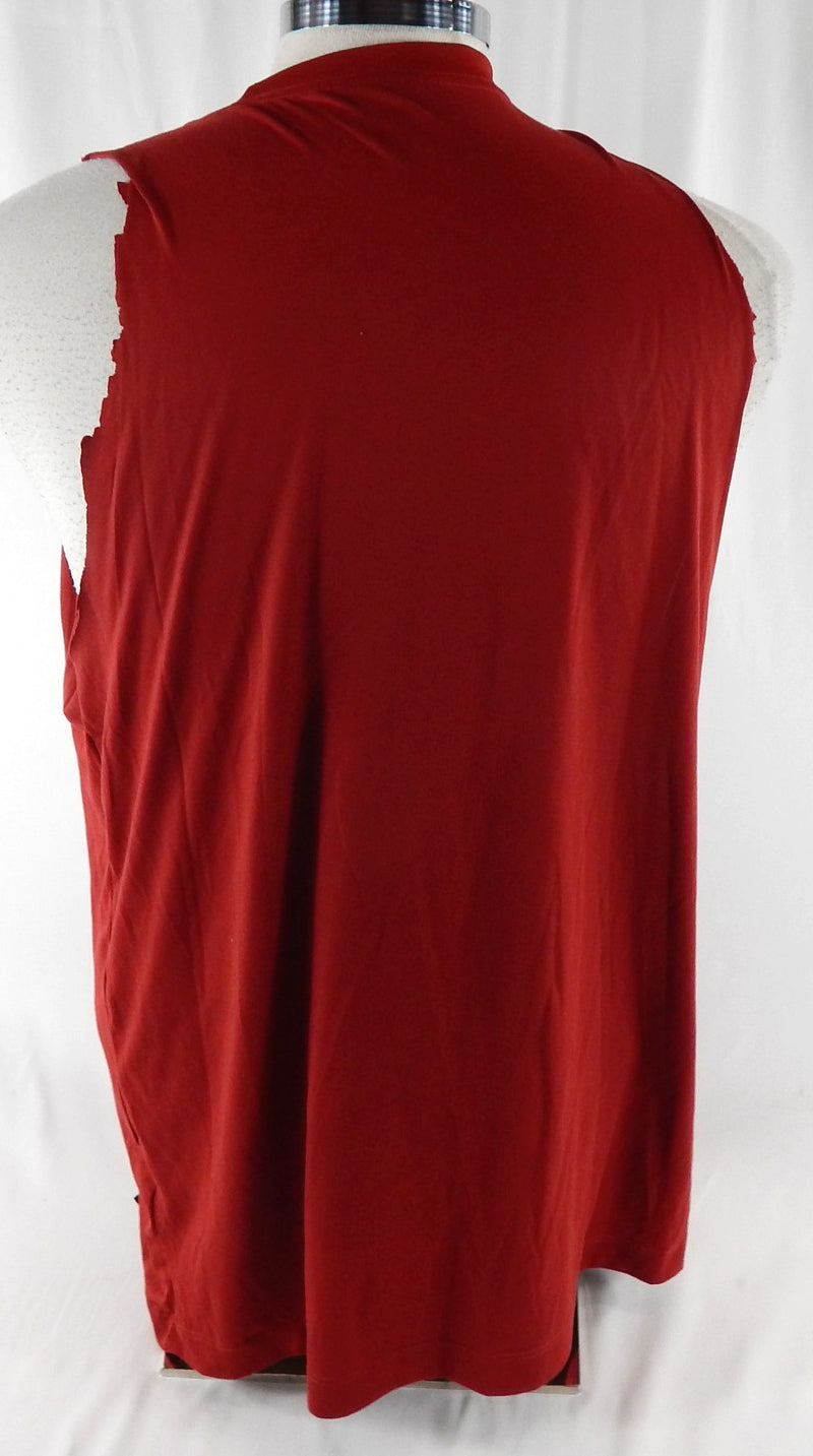2023-24 Denver Nuggets Collin Gillespie #21 Game Used Red Tank Training Shirt 2 Pic2