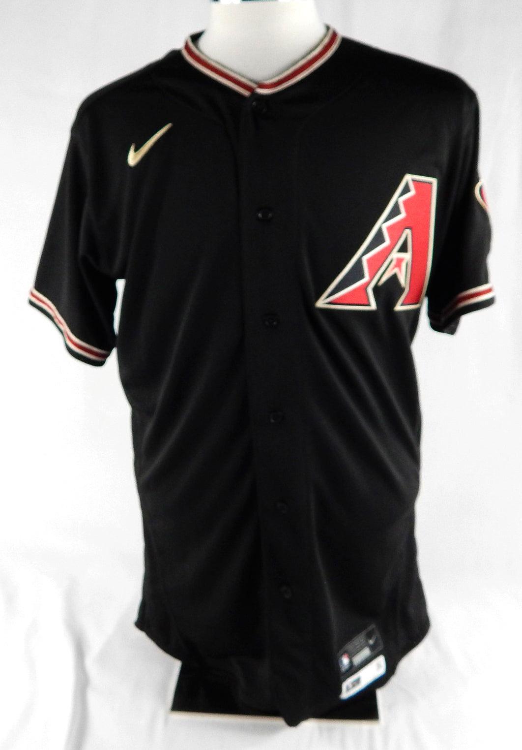 2020 Arizona Diamondbacks Blank Game Issued Black Jersey Nike 42 939