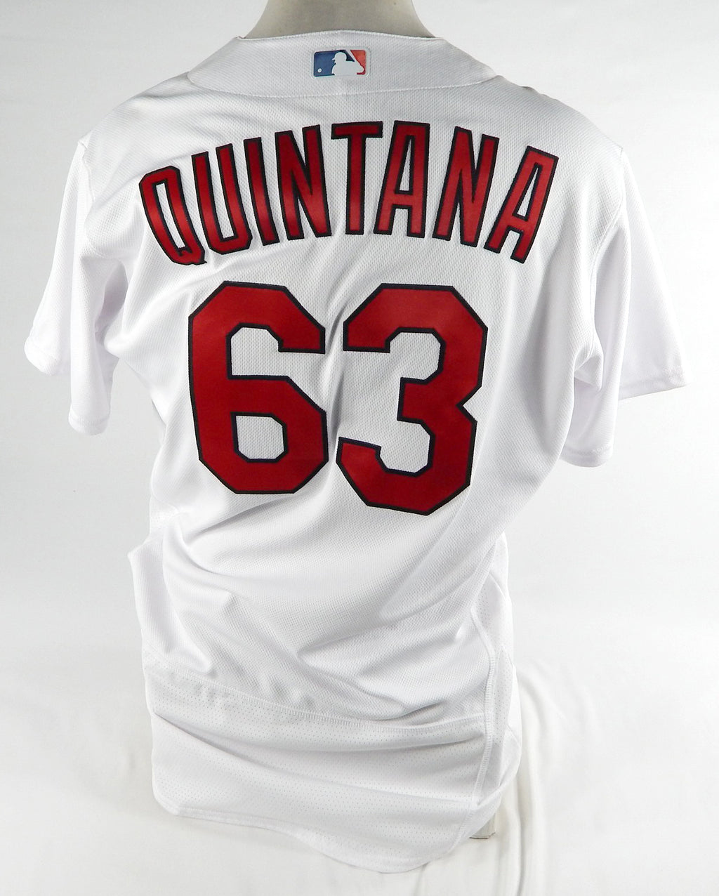 2022 St. Louis Cardinals Jose Quintana #63 Game Issued White Jersey 46 DP72674