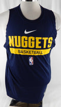 2022-23 Denver Nuggets Collin Gillespie #21 Game Used Navy Training Shirt L 543
