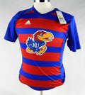 2015-16 Kansas Jayhawks Blank Game Issued Blue Jersey S 069
