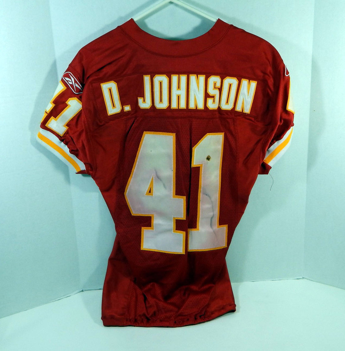 2003 Kansas City Chiefs Darrius Johnson #41 Game Issued Jersey 46 DP15610