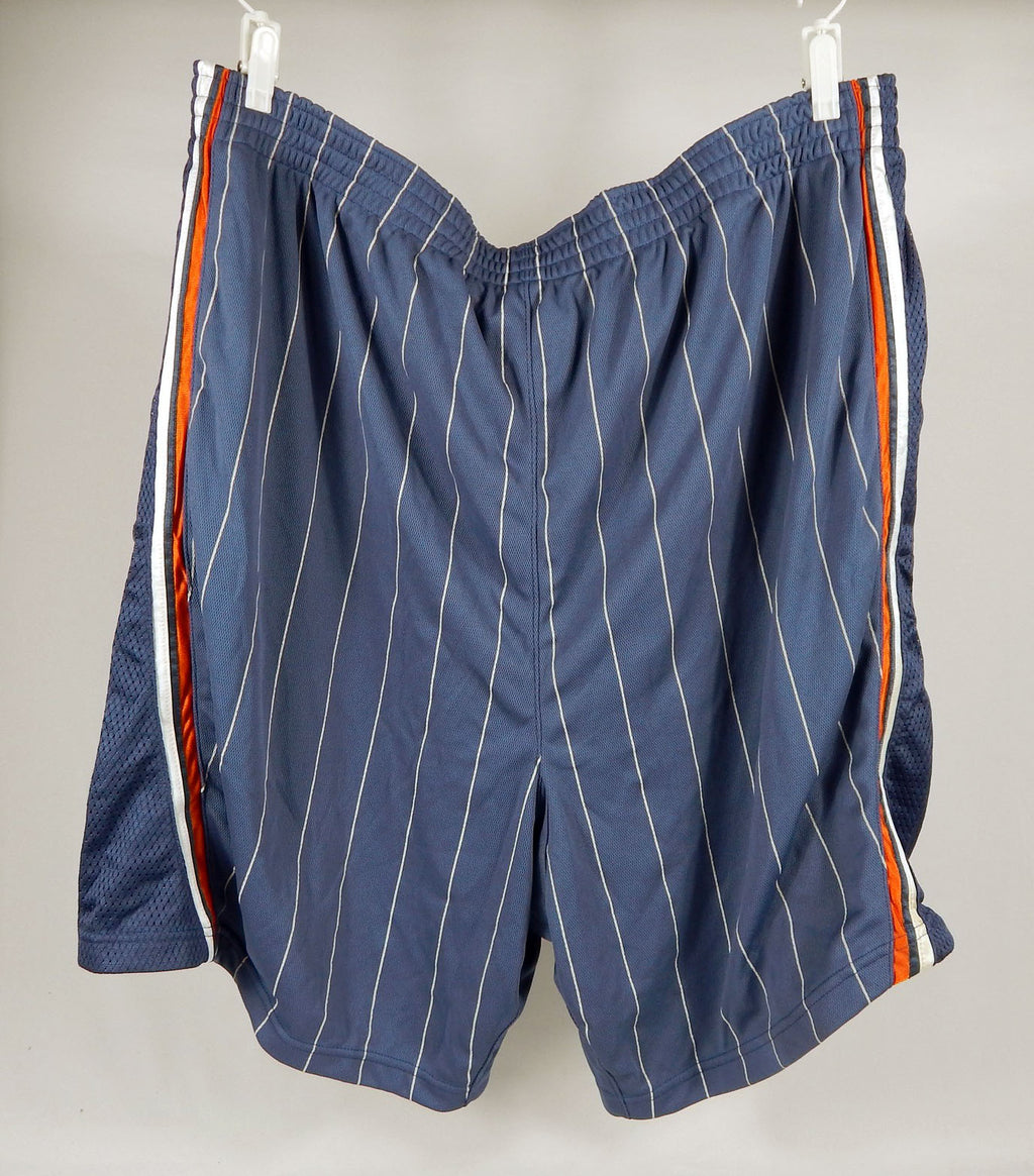 2000s Charlotte Bobcats Game Issued Navy Basketball Shorts 54 783 Pic2