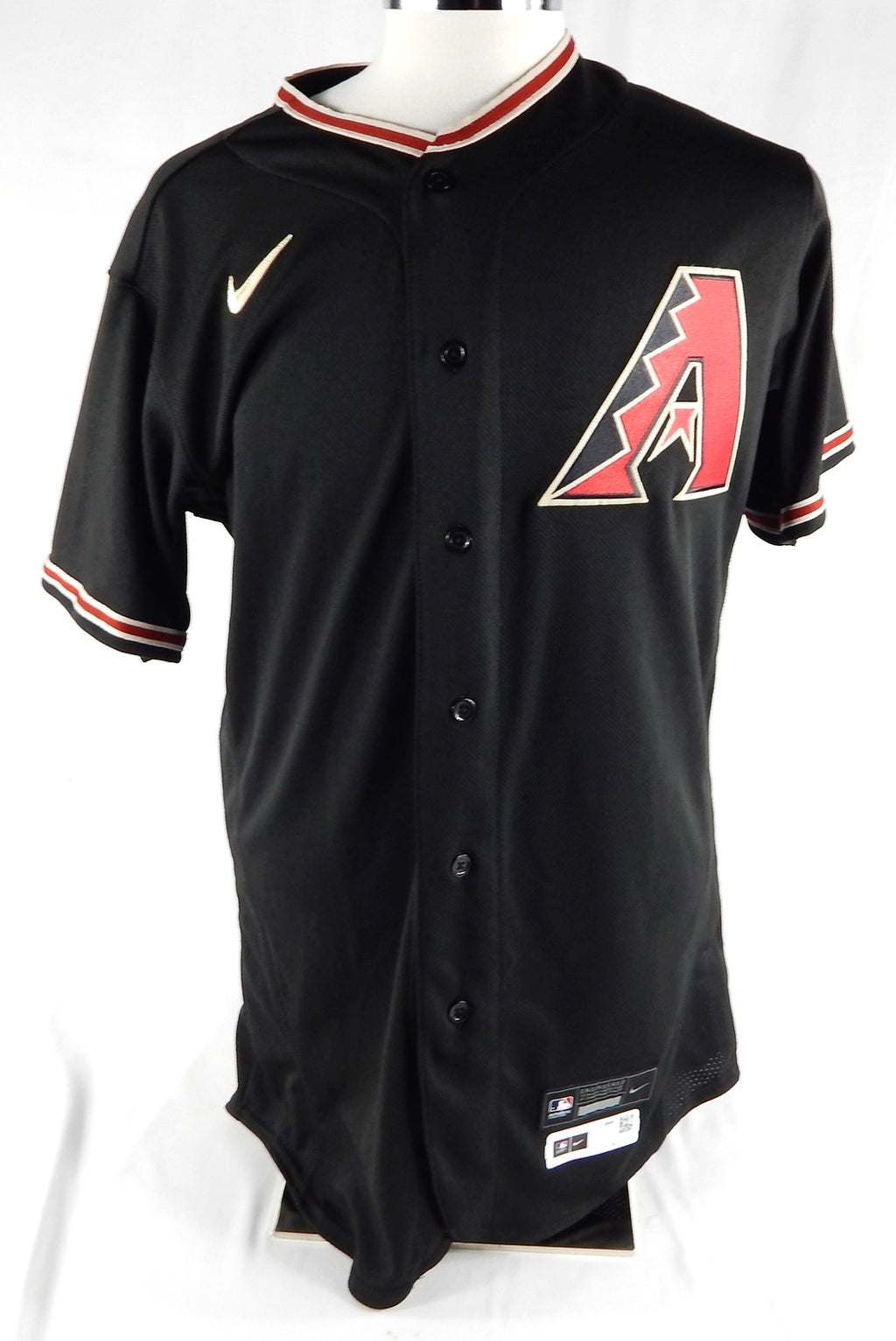 2020-23 Arizona Diamondbacks Blank # Game Issued Black Jersey Nike 42 946