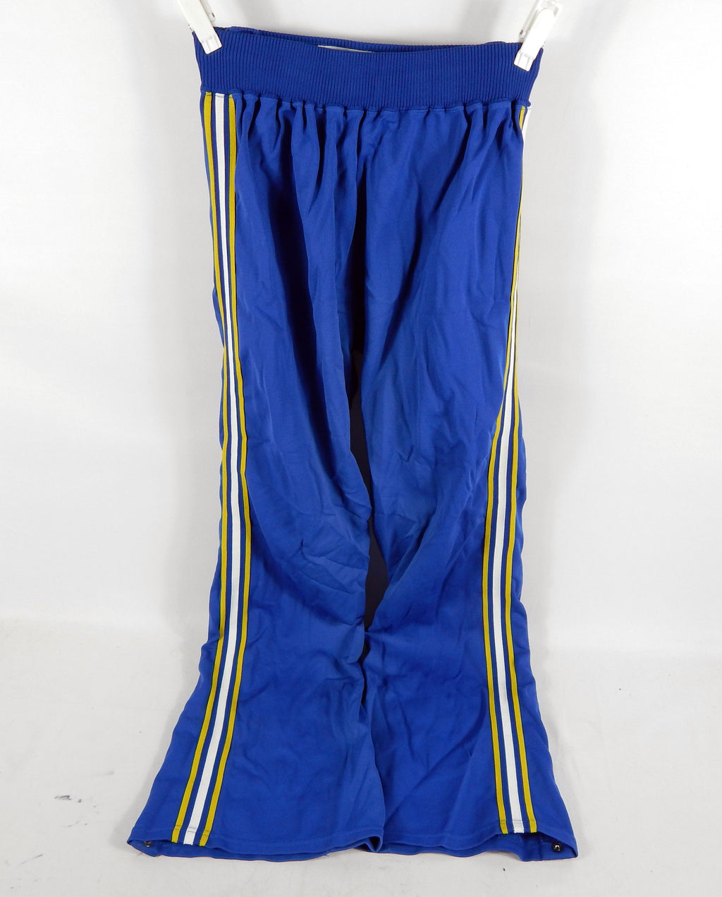 1980s Golden State Warriors #12 Game Used Blue Warm Up Pants 32 773 Pic2