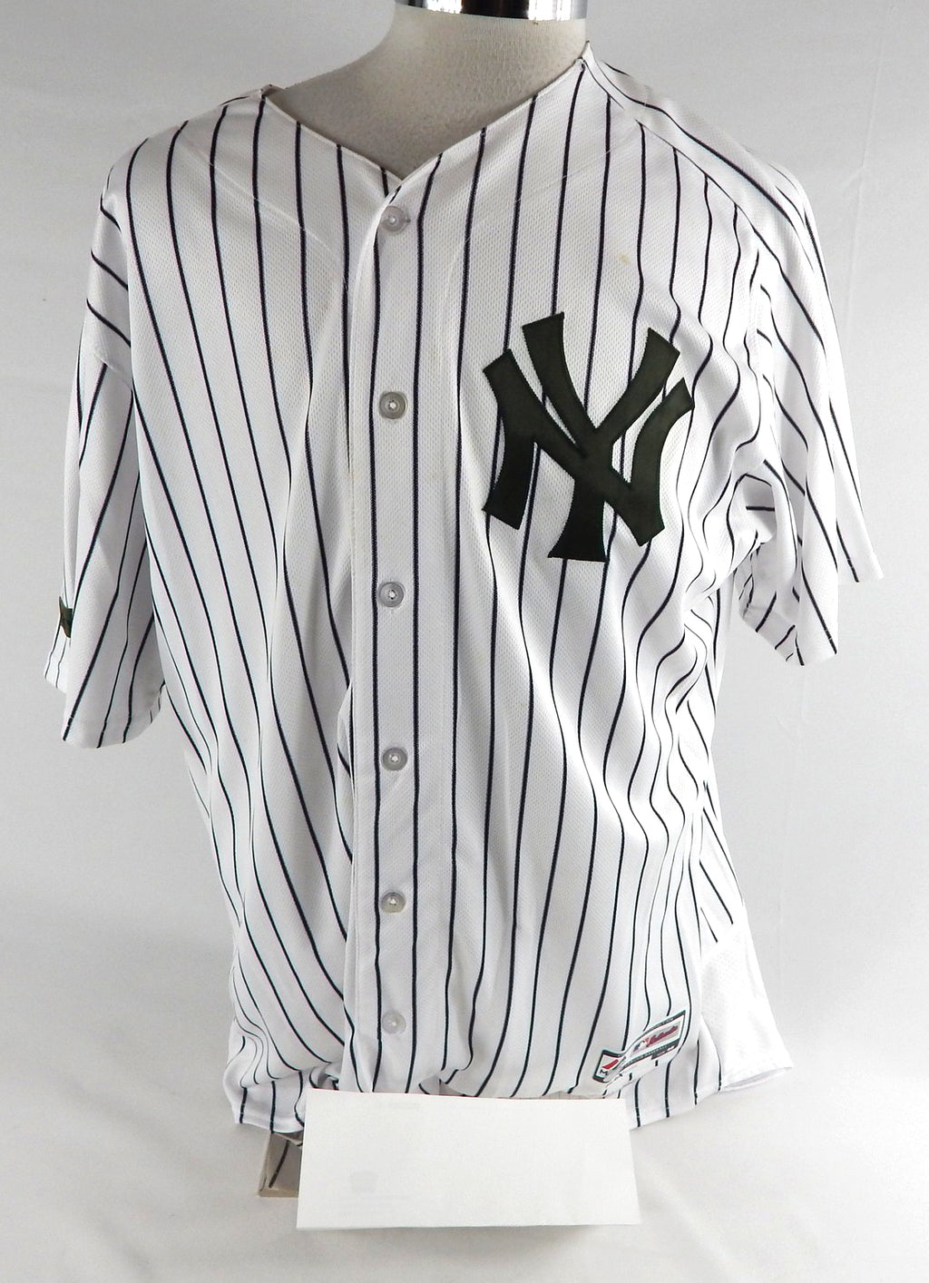 2017 New York Yankees Rob Thomson #59 Game Used White Jersey Memorial Day 48 333