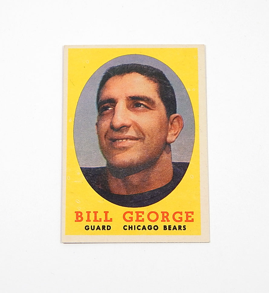 1958 Topps Bill George #119 Set Break Nm to Nm/Mt Chicago Bears