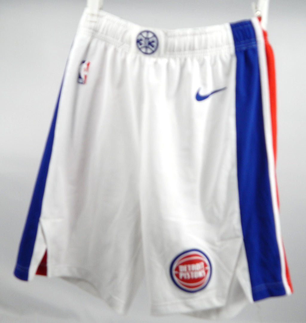 2023-24 Detroit Pistons Tosan Evbuomwan #18 Game Used White Shorts 38 685