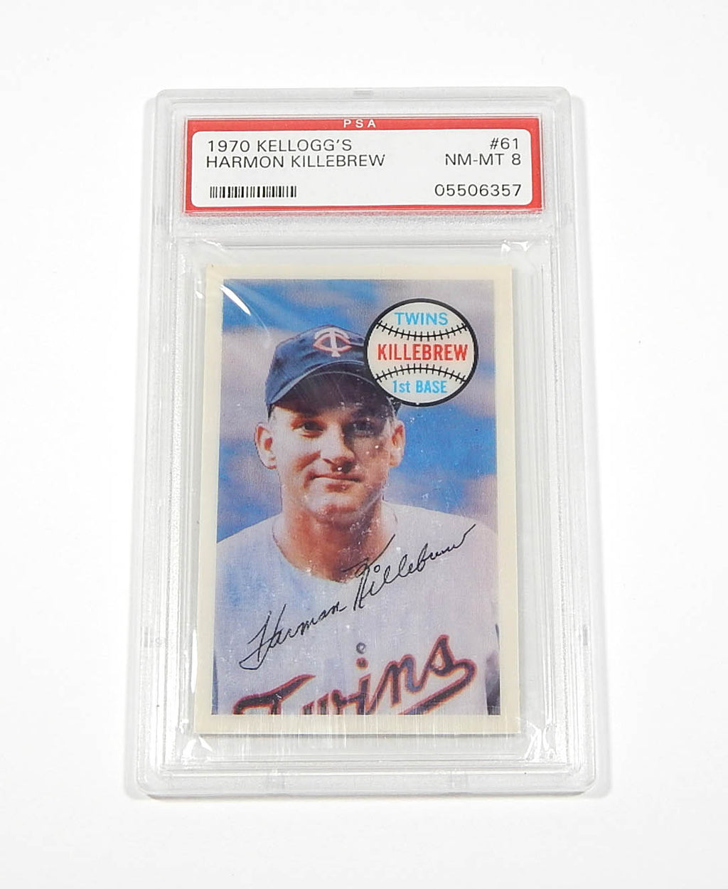 1970 Kellogg's Harmon Killebrew #61 Twins PSA 8