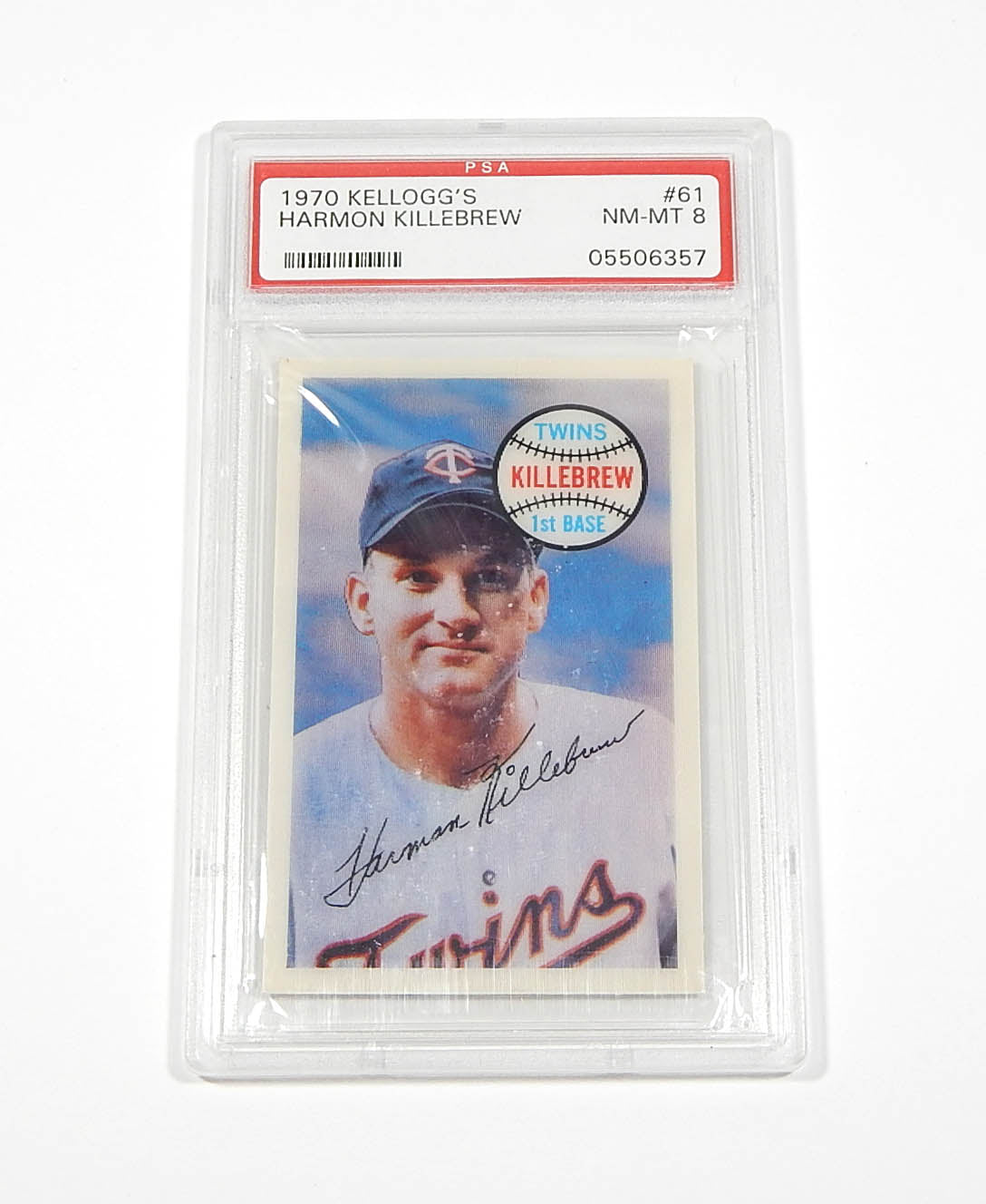 1970 Kellogg's Harmon Killebrew #61 Twins PSA 8