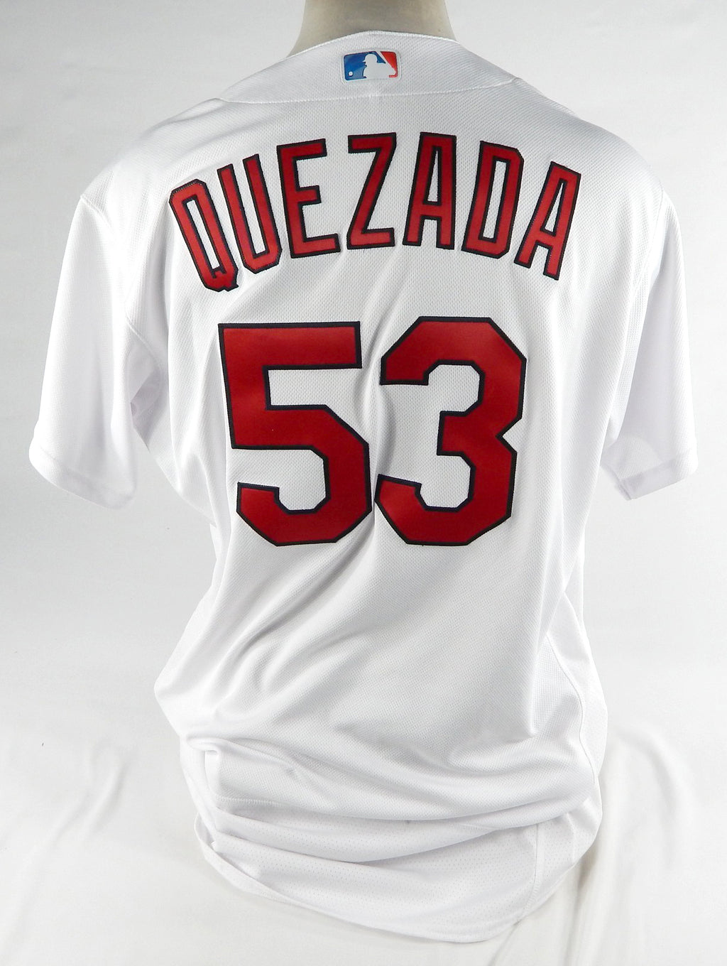 2022 St. Louis Cardinals Johan Quezada #53 Game Issued White Jersey 50 DP72681