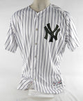 2017 New York Yankees Marcus Thames #63 Game Used White Jersey Memorial Day 48 0
