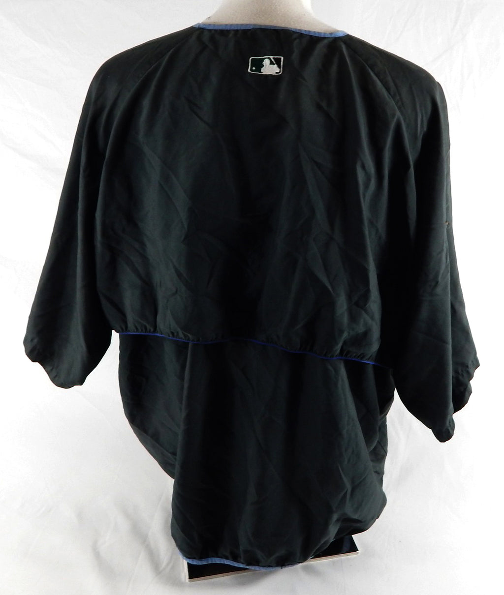 Tampa Bay Rays #15 Game Used Green Batting Practice Jacket XL 479 Pic2