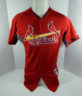 2014-15 St. Louis Cardinals Blank # Game Issued Red Jersey BP 40 STLC0432
