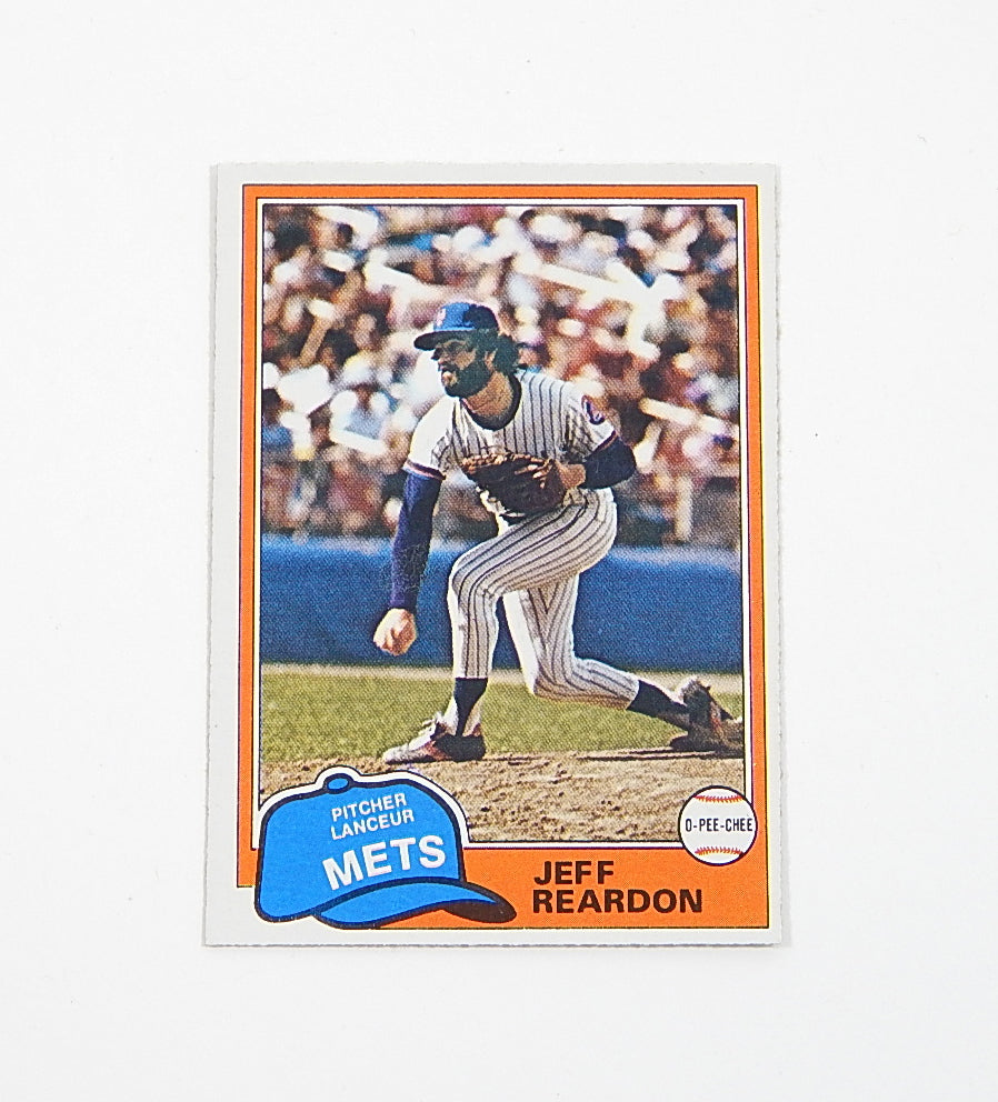 1981 OPC O-Pee-Chee Jeff Reardon #79 Mets Nm/Mt
