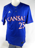 2022 Kansas Jayhawks #25 Game Used Blue Jersey Baseball 40 078