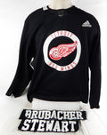 2017 Detroit Red Wings Trevor Taulien #86 Game Used Jersey Brubacher Stewart NP