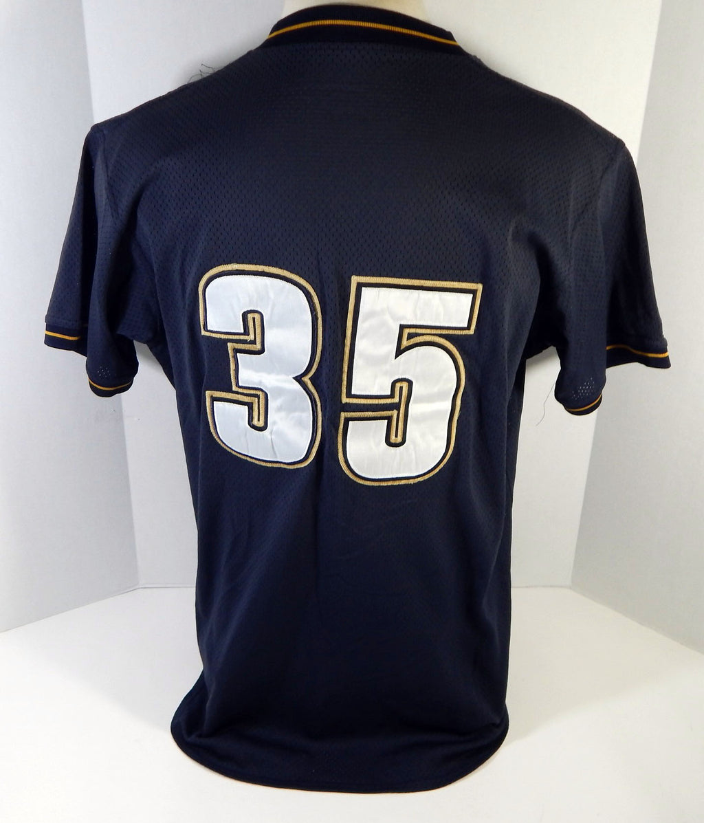 1997-99 Houston Astros #35 Game Issued Black Jersey Batting Practice 48 42