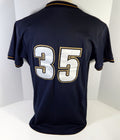1997-99 Houston Astros #35 Game Issued Black Jersey Batting Practice 48 42