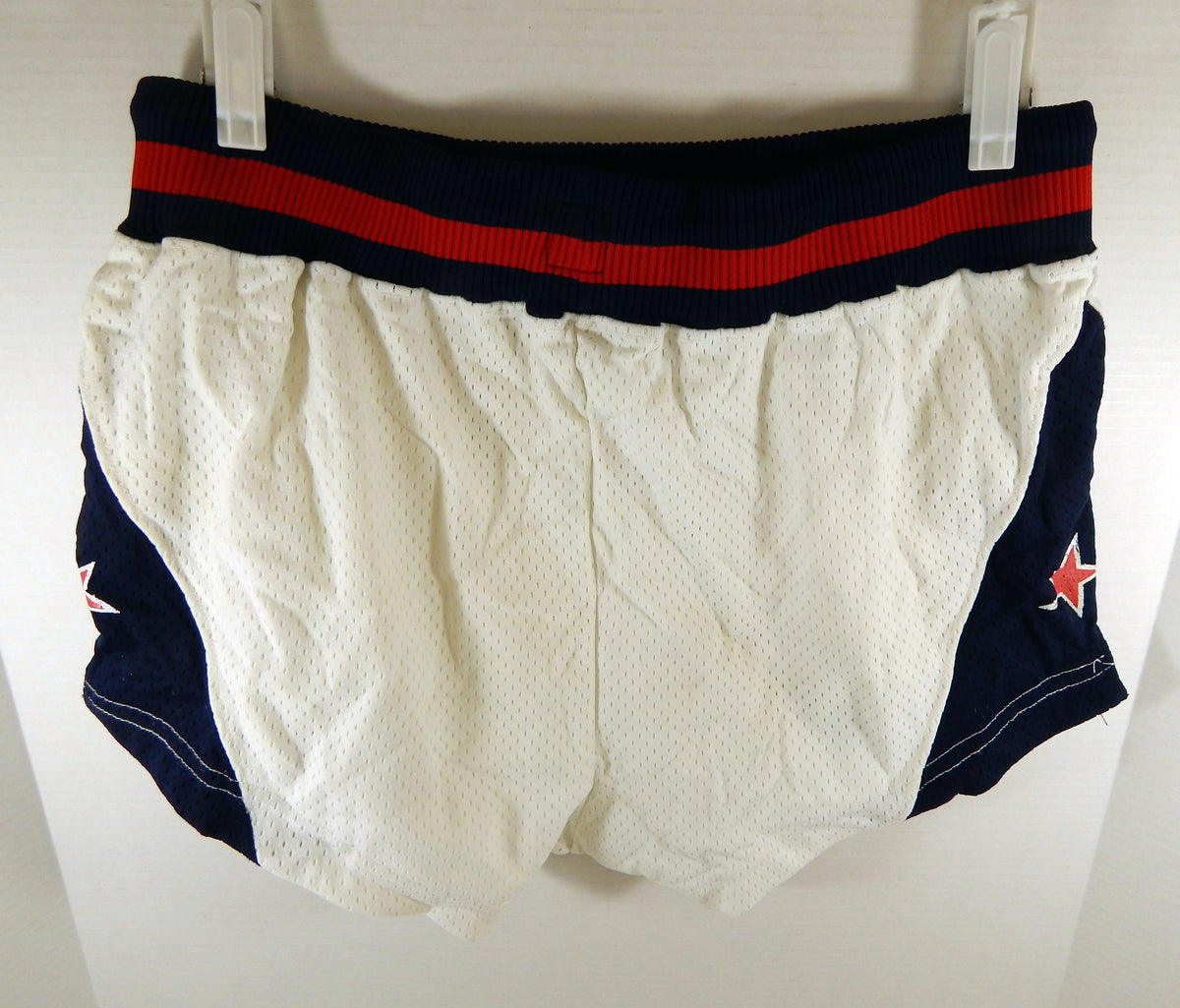 1990s Team USA Basketball Game Issued White Shorts L DP51488 Pic2
