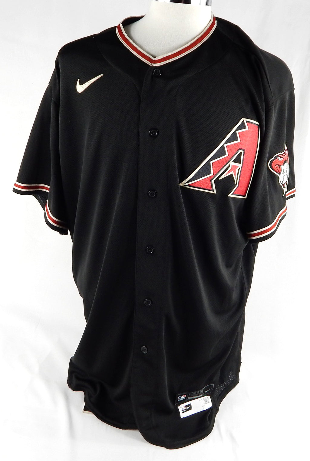 2020 Arizona Diamondbacks Blank # Game Issued Black Jersey Nike 50 956