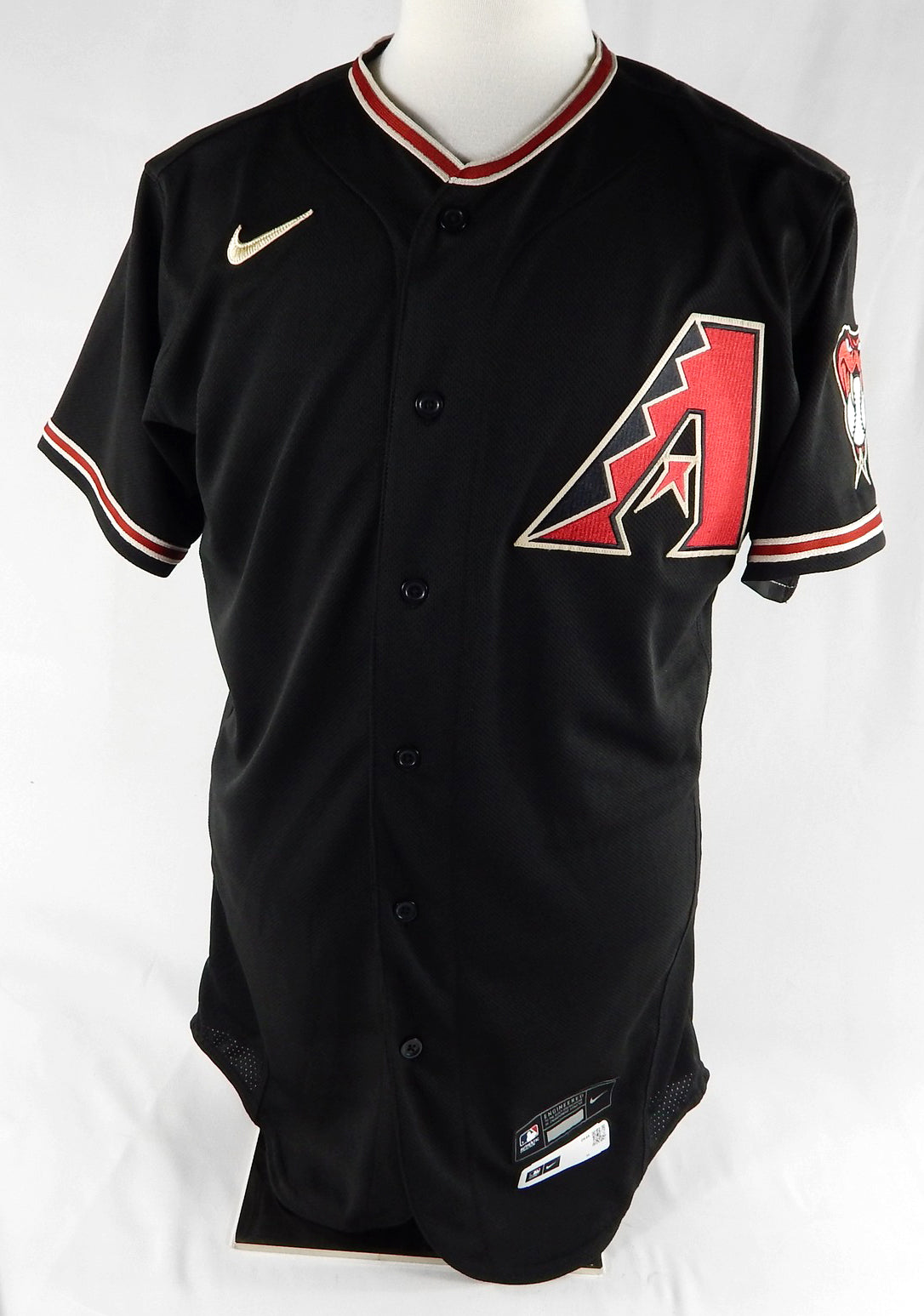 2020-23 Arizona Diamondbacks Blank # Game Issued Black Jersey Nike 40 957