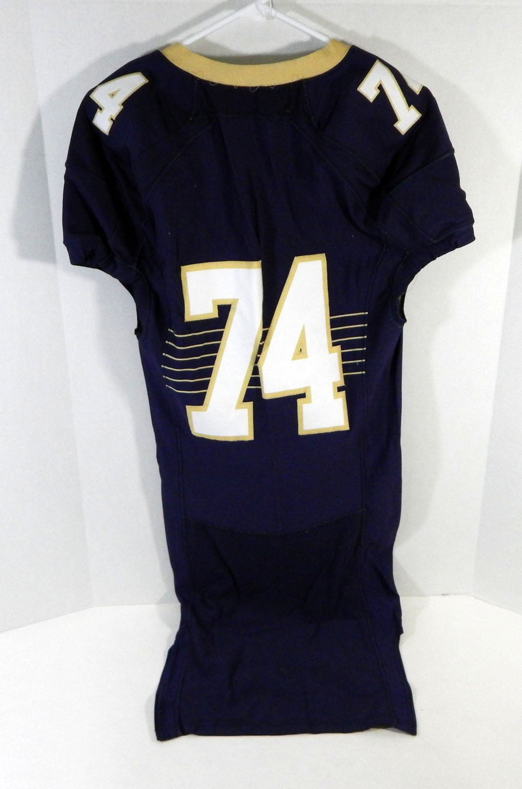 2016 Navy Academy Midshipmen #74 Game Used Navy Jersey Name Plate Removed 44 502 Pic2