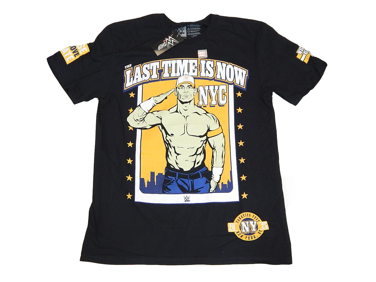 John Cena WWE Fanatics Fest NYC 2025 Exclusive Last Time Is Now T-Shirt 3XL