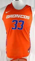 2019-20 Boise State Broncos #33 Game Used Orange Jersey Basketball L 809