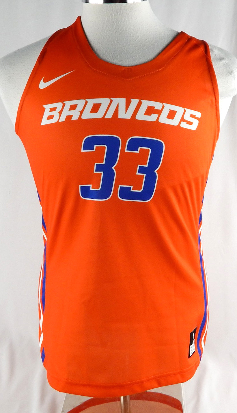 2019-20 Boise State Broncos #33 Game Used Orange Jersey Basketball L 809