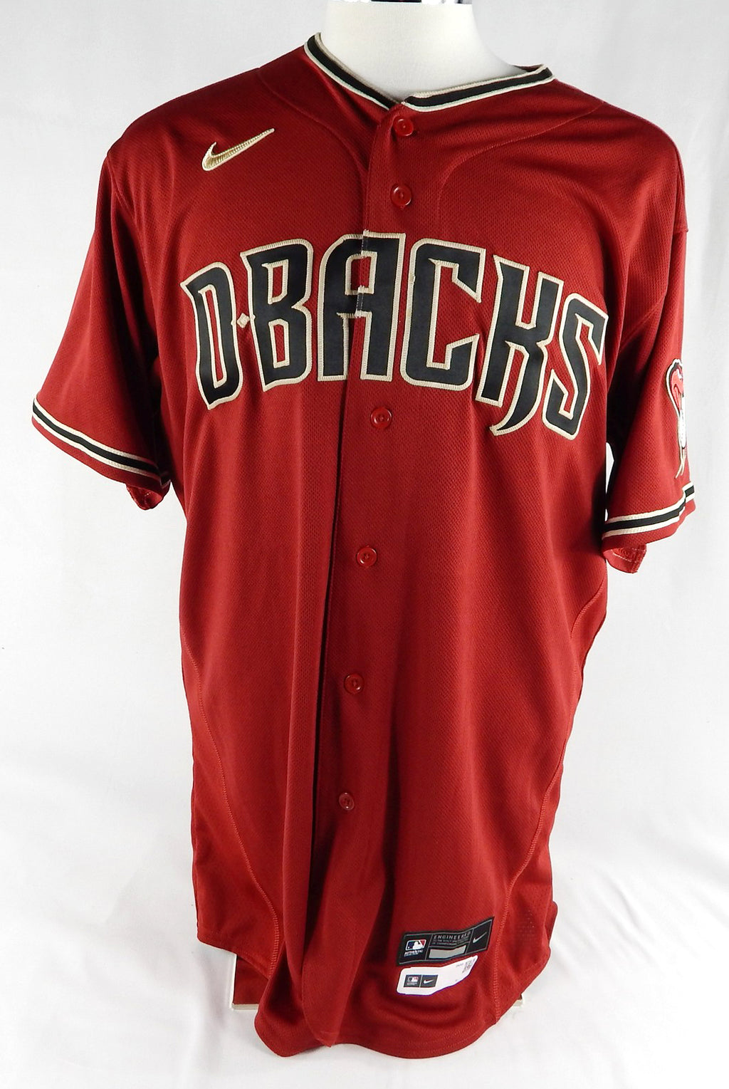 2020-23 Arizona Diamondbacks Blank # Game Issued Red Jersey Nike 46 963