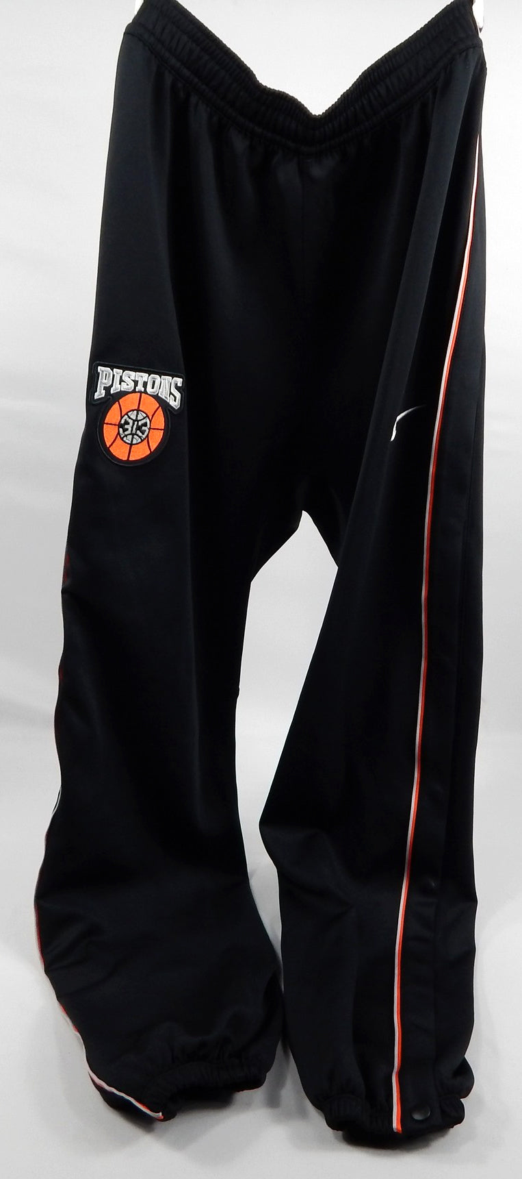 2023-24 Detroit Pistons Knox Grimes #24 Game Used Black Pants City Bad Boys L 6