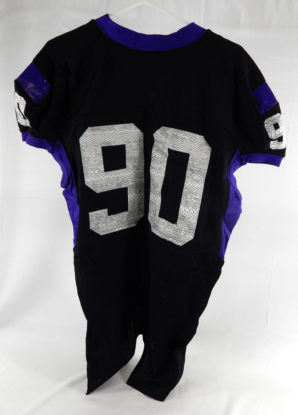 2010s Texas Christian TCU Frogs #90 Game Used Black Jersey Football NP R XL 921 Pic2
