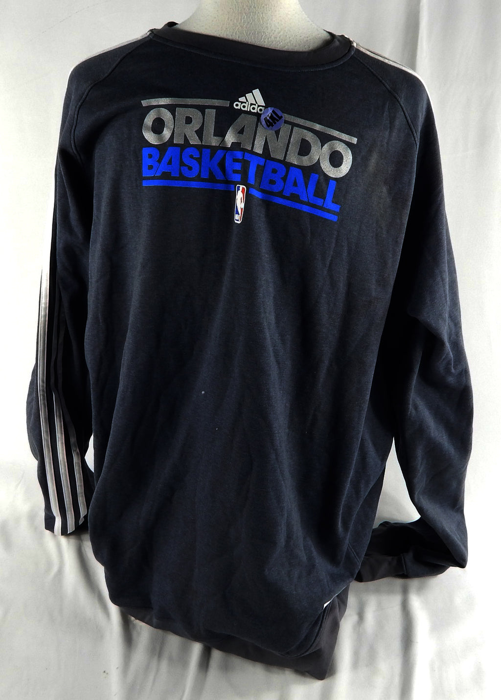 2010-11 Orlando Magic # Team Issued Grey Crewneck Shirt 4XL 866