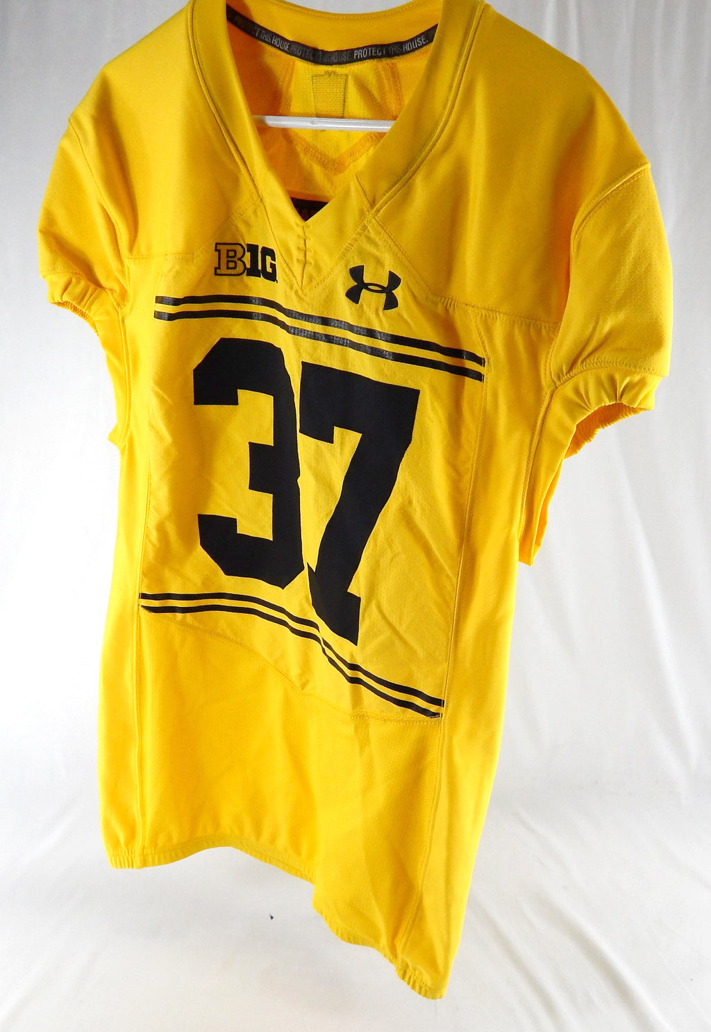 2017 Maryland Terrapins Chris Jones #37 Game Issued Gold Jersey Throwback 44 932