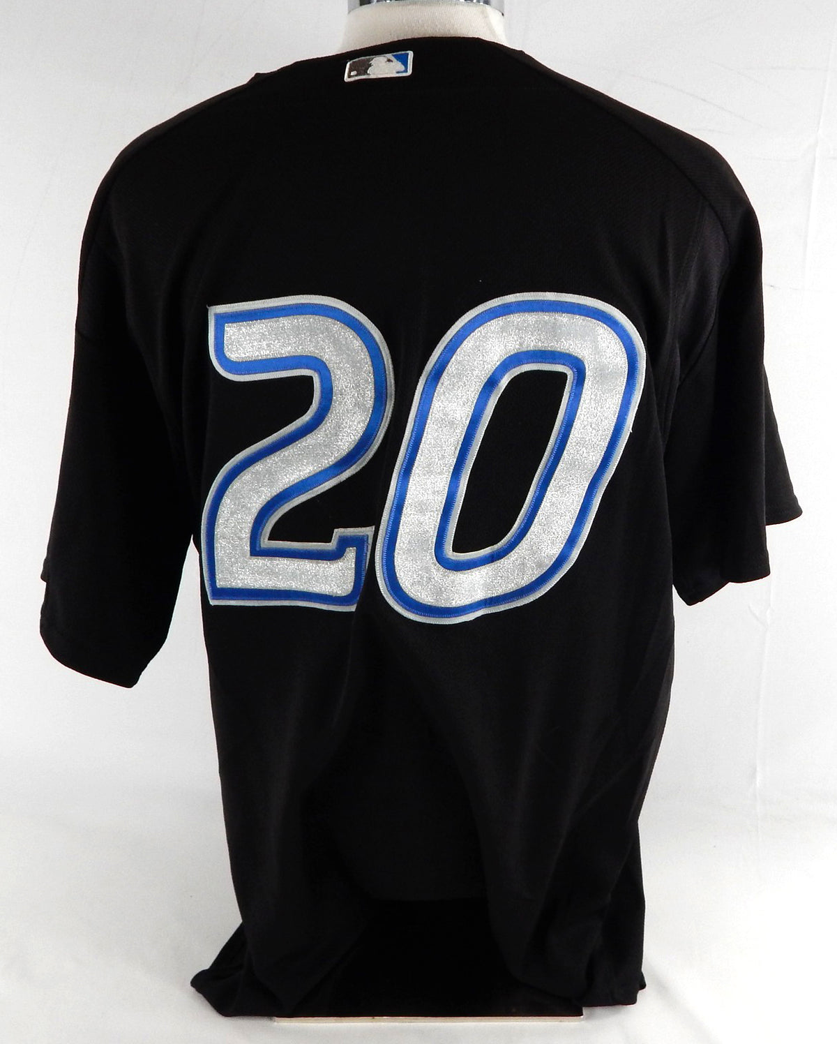 2004-06 Toronto Blue Jays #20 Game Used Black Jersey Spring Training NP Rem 48 1 Pic2