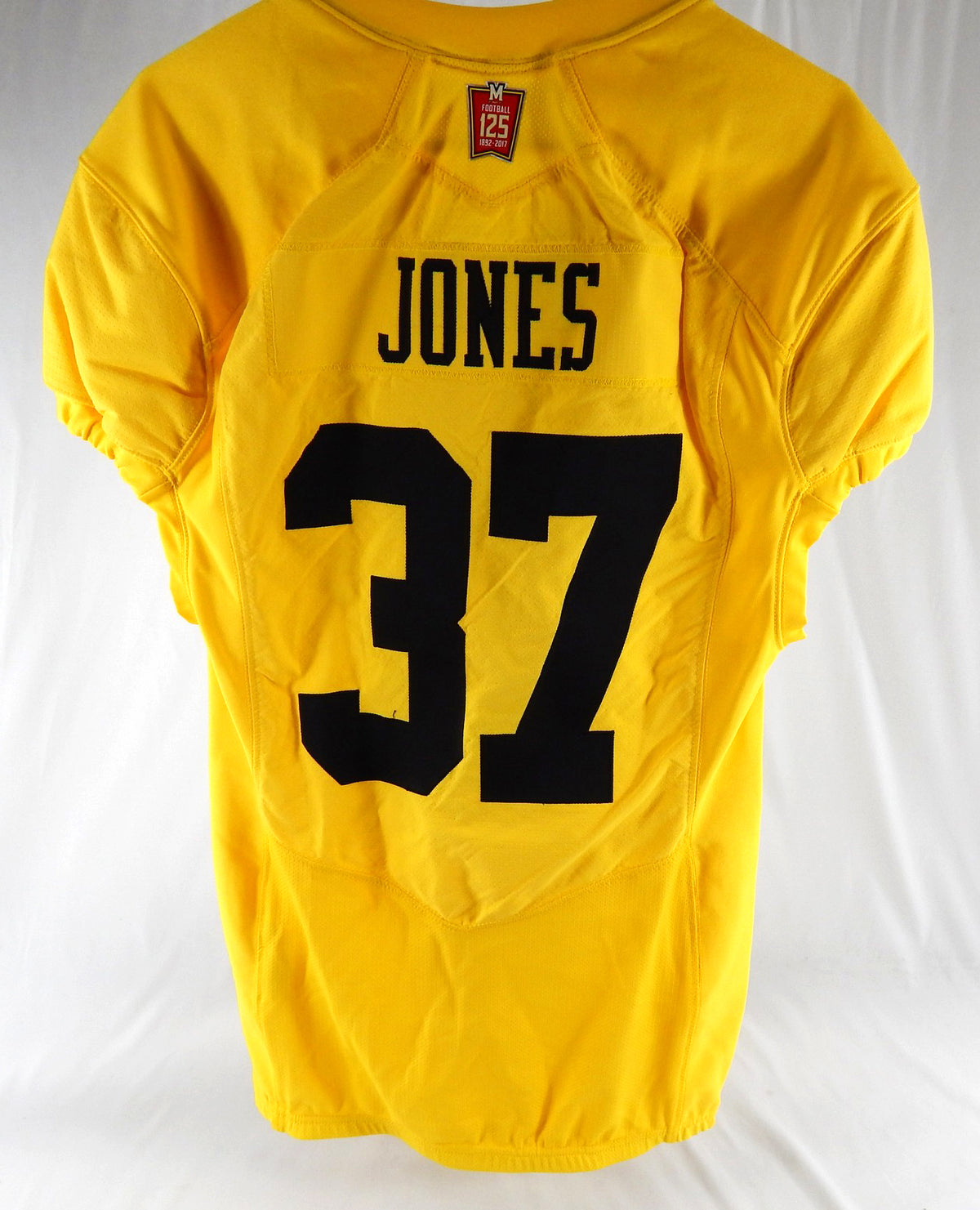 2017 Maryland Terrapins Chris Jones #37 Game Issued Gold Jersey Throwback 44 932 Pic2