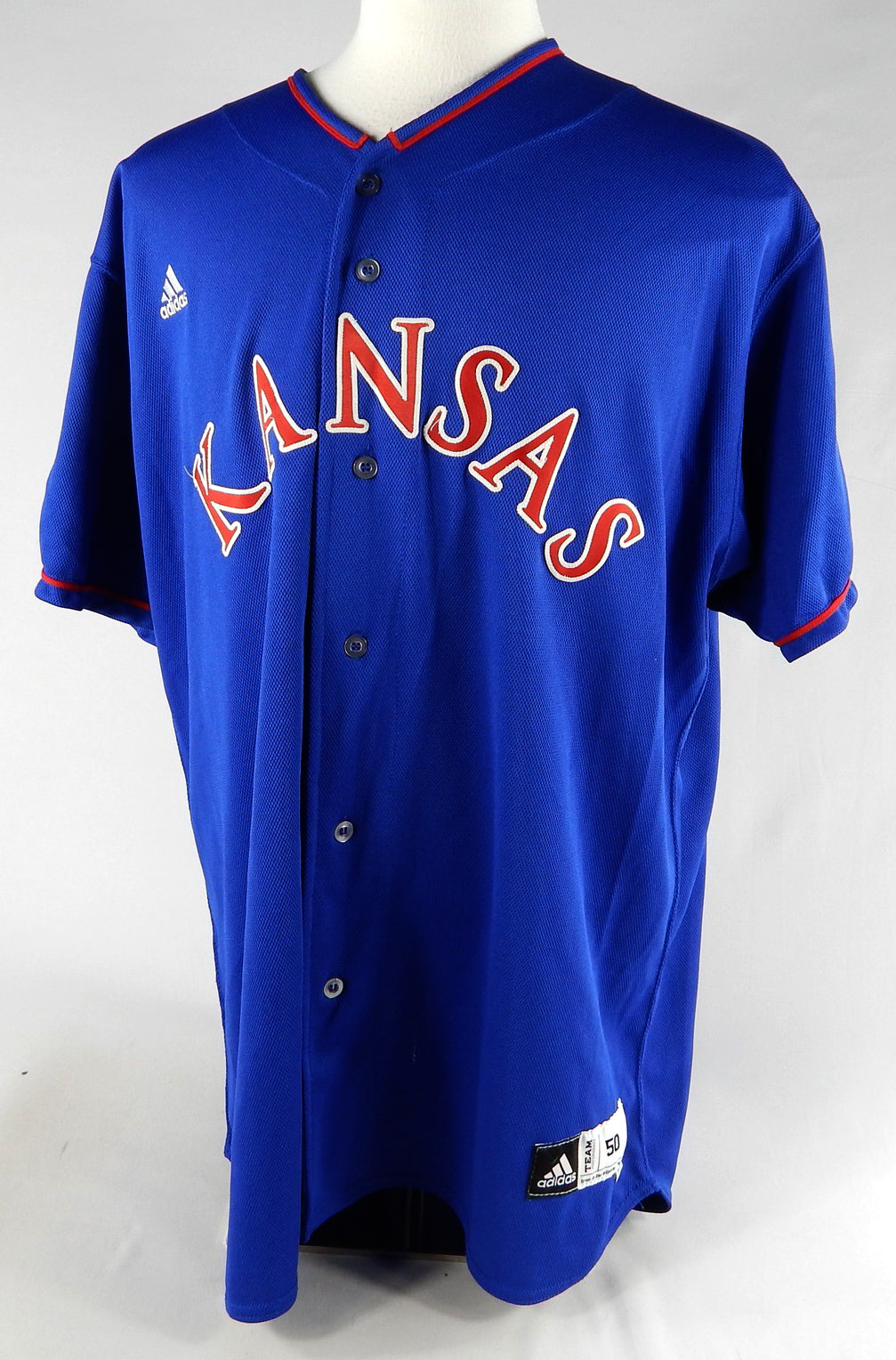 2009 Kansas Jayhawks #49 Game Used Blue Jersey Baseball 50 087