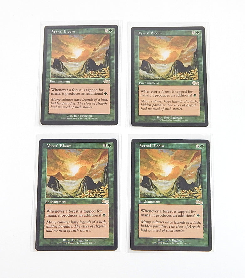 Lot of (4) Magic The Gathering MTG Vernal Bloom
