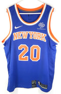 Kevin Knox II #20 NY Knicks Nike Connect Swingman Squarespace Jersey Blue 44 M